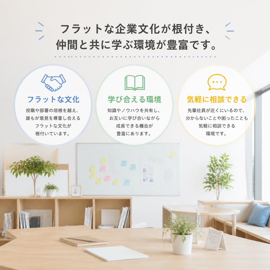 企業文化：仲間と共に成長する