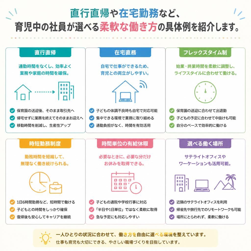 柔軟な働き方の実現